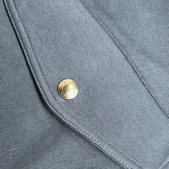 Polo Ralph Lauren Mens L Double-Knit Bomber Jacket Aviator Navy - Picture 8 of 11